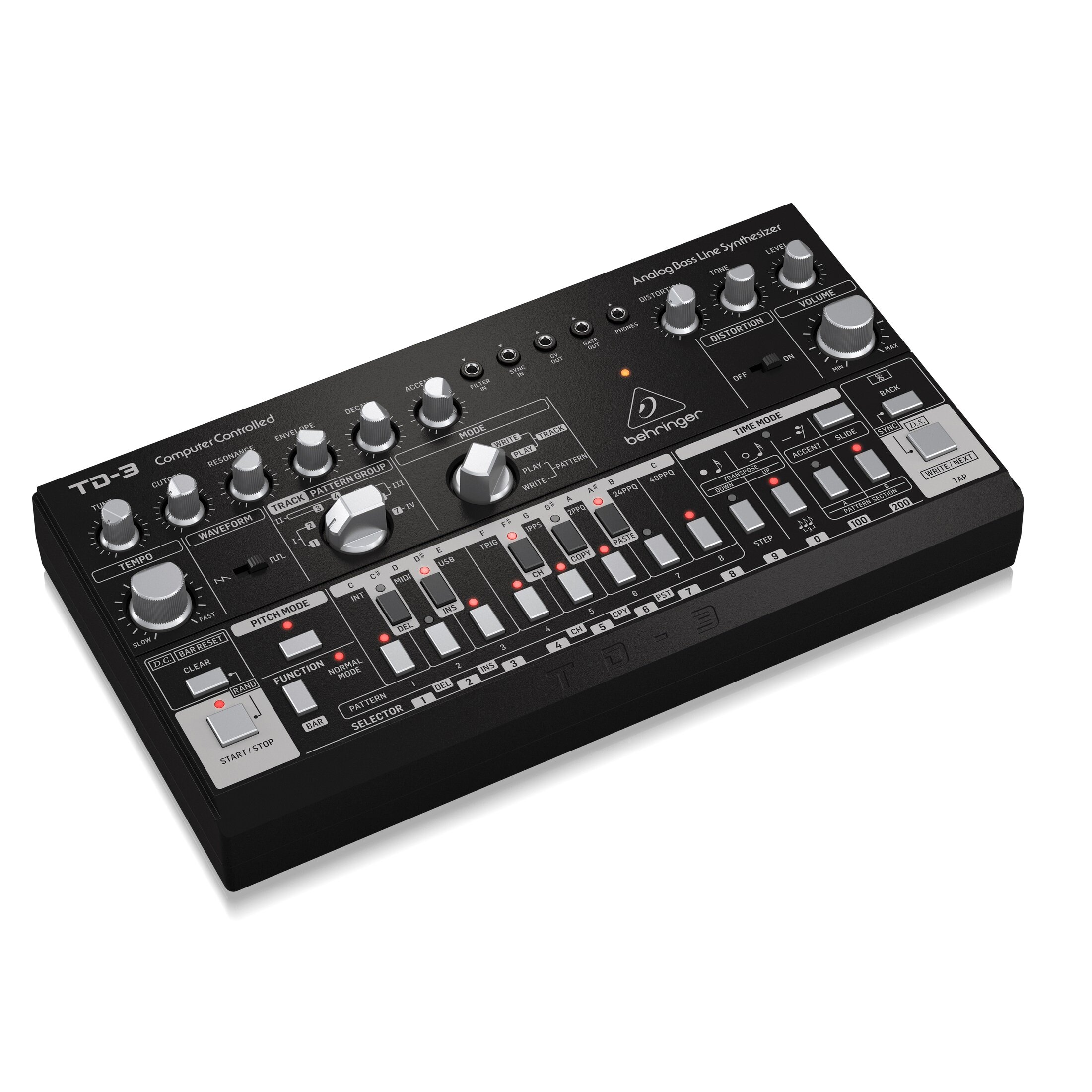 BEHRINGER TD-3-BK басовый аналоговый монофонический синтезатор