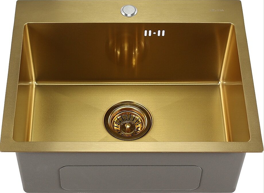Кухонная мойка Melana D5343HG золото