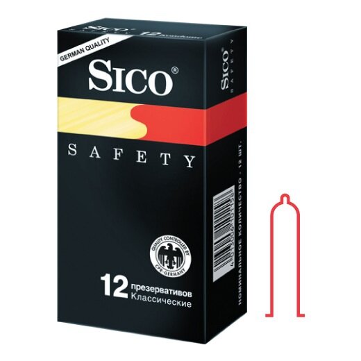 Презервативы Sico Safety классические 12 шт