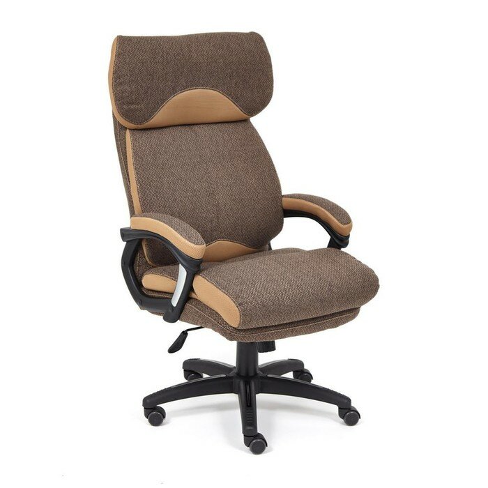 Кресло Duke, ткань/коричневый/бронзовый/MJ190-7/TW-21