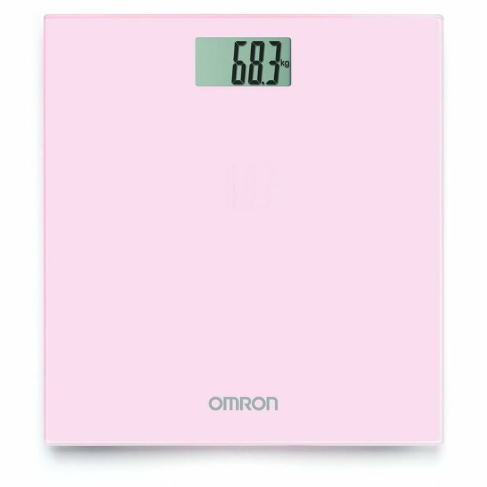 Весы напольные Omron HN-289, электронные, до 150 кг, 1хCR2032, стекло, розовые - фотография № 3