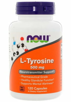 L-Тирозин Нау Фудс (L-Tyrosine Now Foods), 500 мг, 120 капсул