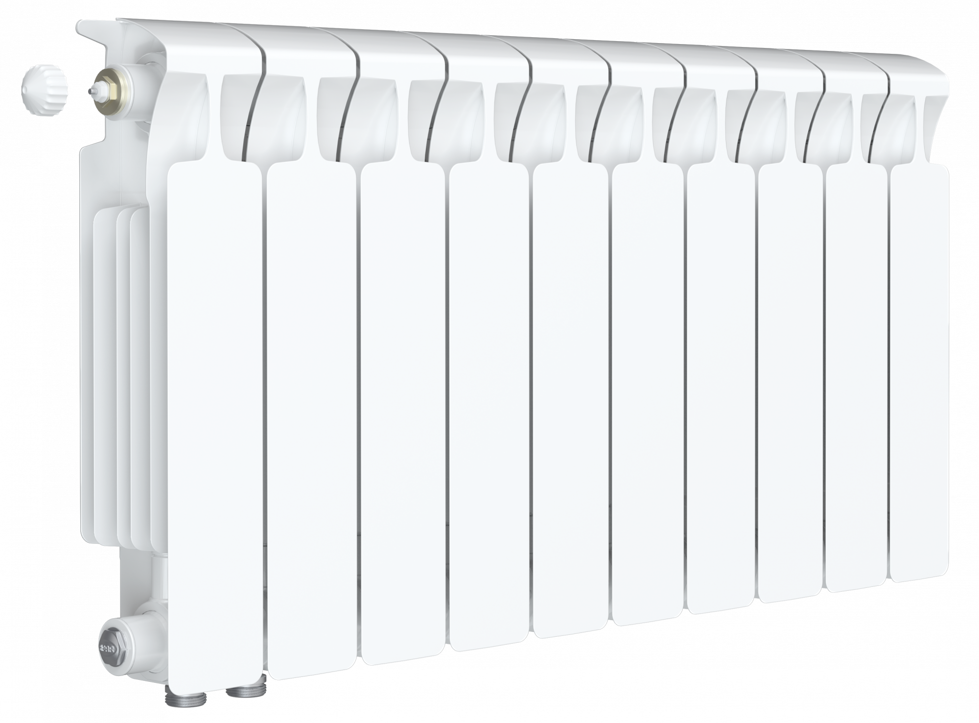 Rifar Monolit Ventil 350 - 11 секций нижнее левое подключение