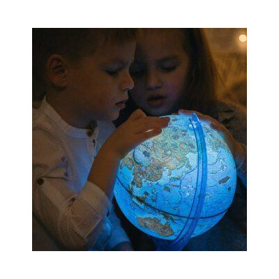 Глобус Зоогеографический (Детский), D-210 мм, с подсветкой от батареек Ве012100249 Globen .