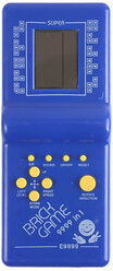 Игровая консоль портативная Тетрис классический BRICK GAME синий
