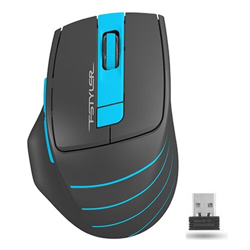 Мышь A4TECH Fstyler FG30 серый/синий USB (1147561)