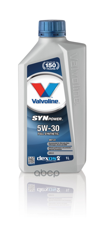 Valvoline Масло Моторное Synpower Mst C3 5W30 1L