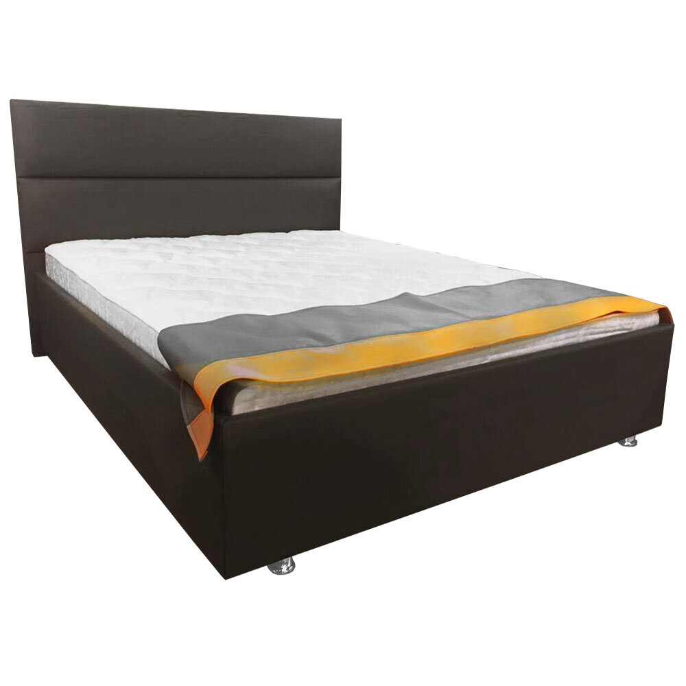 Кровать Альбиция 200*190 см, ПМ, цвет и материал на выбор