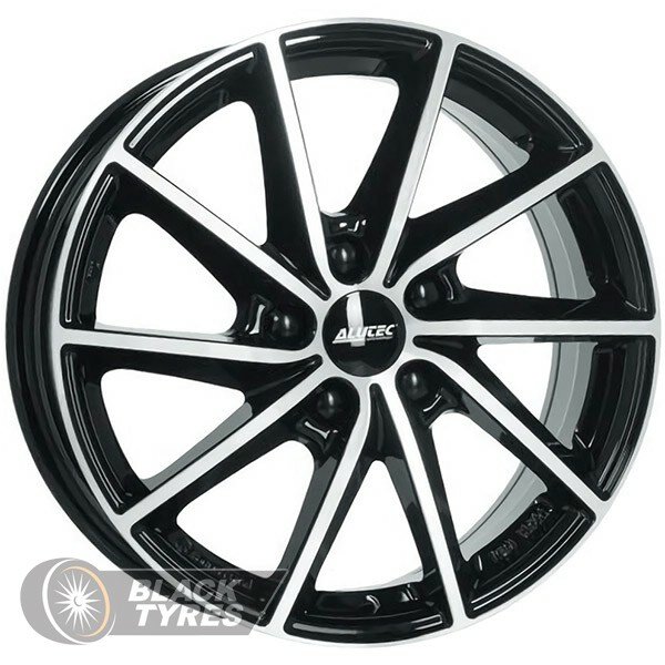 Литой диск Alutec Singa 6x15/4x100 D56.6 ET39, Черные