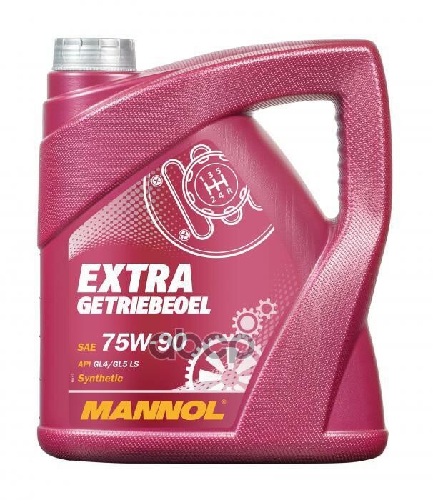 8103-4 Mannol Extra Getriebeoel 75W90 4Л. Синтетическое Трансмиссионное Масло 75W-90 Gl-4/Gl-5 Ls 4Л. MANNOL арт. MN8103-4