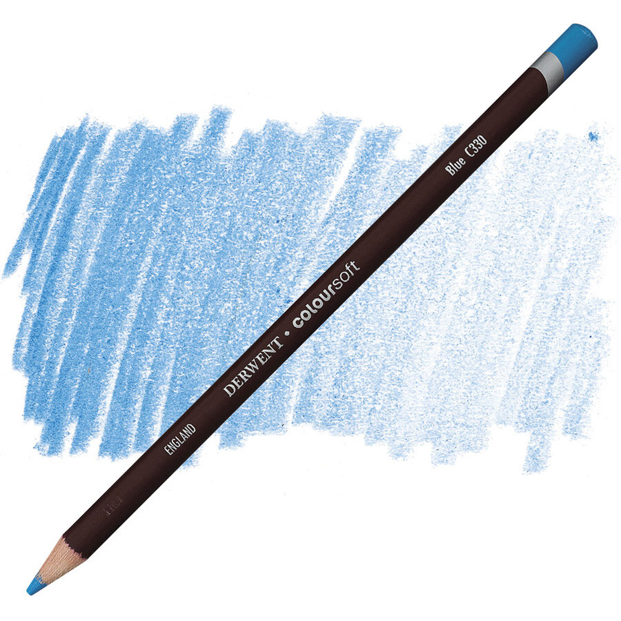 Карандаш цветной Derwent Coloursoft C330 голубой