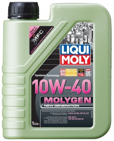 Моторное масло Liqui Moly Molygen New Generation 10W40 hc-синтетическое 1л