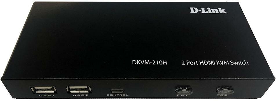2-port KVM Switch with HDMI and USB ports.Control 2 computers from a single keyboard monitor mouse Supports video resolutions up to 4096 x 2160 Sw