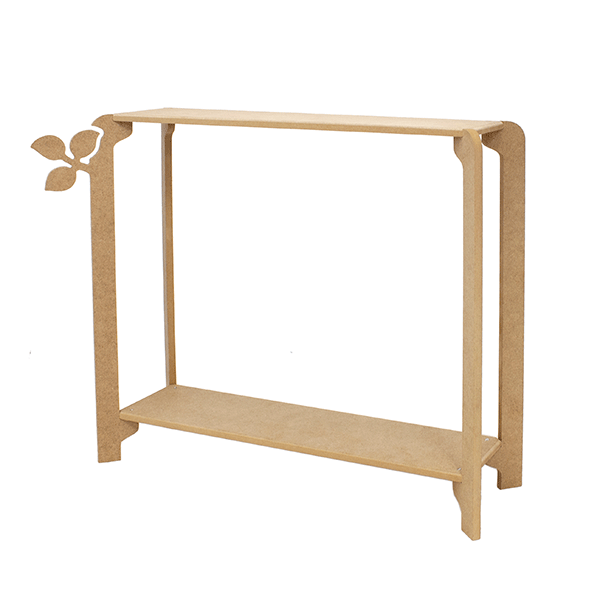 фото Стойка для цветов Флора на 2 полки 58х50 см под покраску