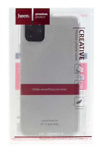 Накладка HOCO Light series TPU case для iPhone 11 Pro Max черная