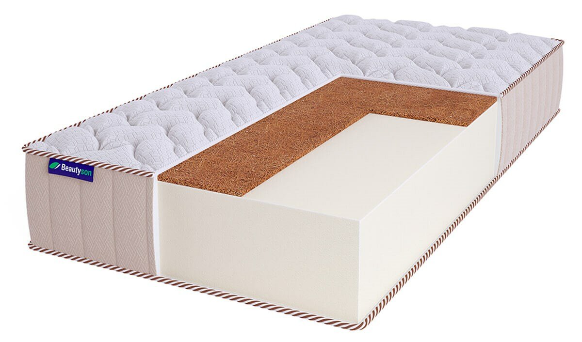 Свернутый беспружинный матрас Beautyson Roll Foam 18 Cocos LUX 95х180