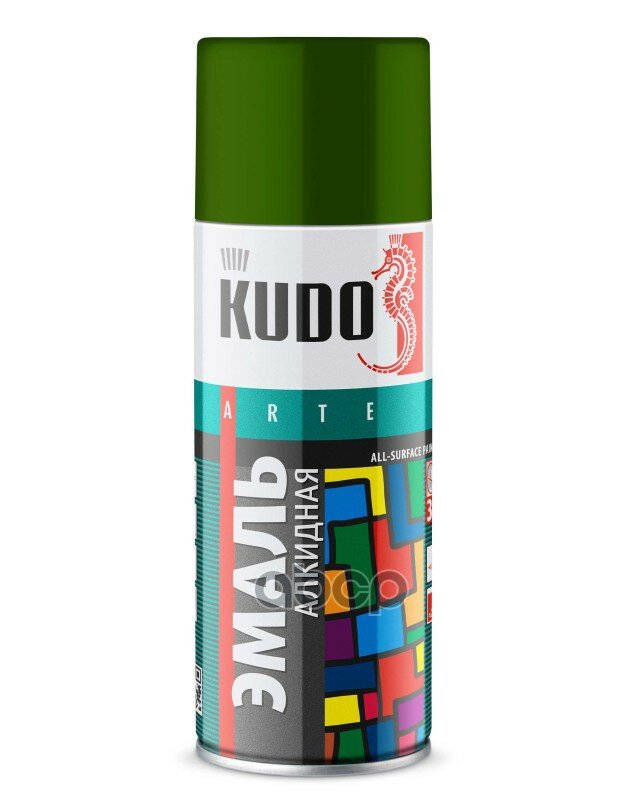 Ku-10082 Эмаль Универсальная Зеленая Листва 520мл Kudo арт. KU10082