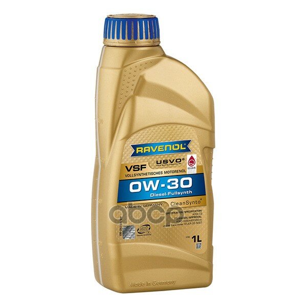 Ravenol Масло Моторное Vsf 0W-30 1Л (Синтетика+Пао)