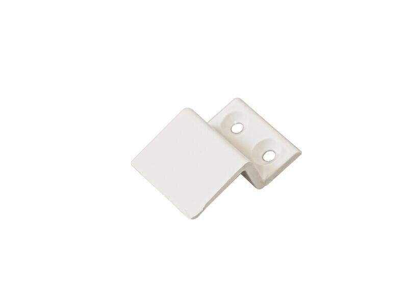 фото Кронштейн металлический 10 мм для МС верхний белый, 20 шт