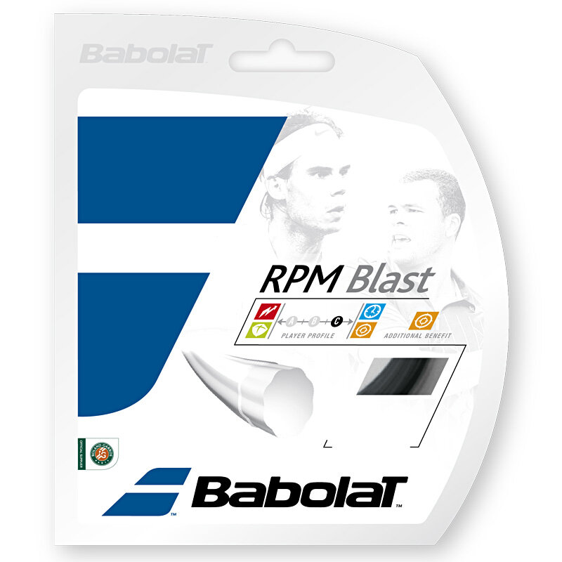 Струна для тенниса Babolat 12m RPM Blast Black 241101, 1.30