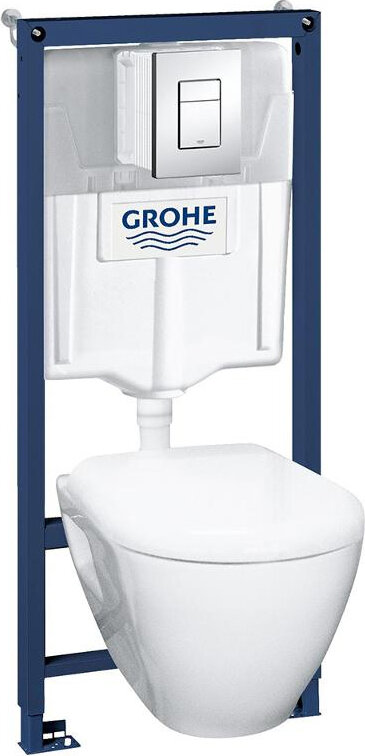 Grohe Комплект Grohe Solido 39186000 подвесной унитаз + инсталляция + кнопка