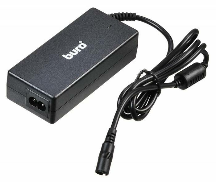 Адаптер для ноутбука Buro BUM-0054B65, 65 Вт, универсальный, черный