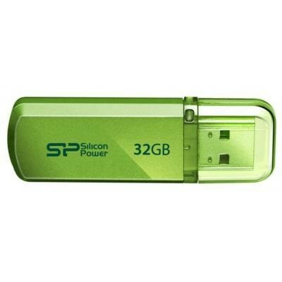 Флешка Silicon Power 32Gb Helios 101 SP032GBUF2101V1N USB2.0 зеленый SP032GBUF2101V1N