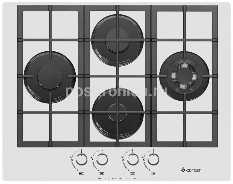 Газовая варочная поверхность Gefest ПВГ 2231-01 Р12 белый