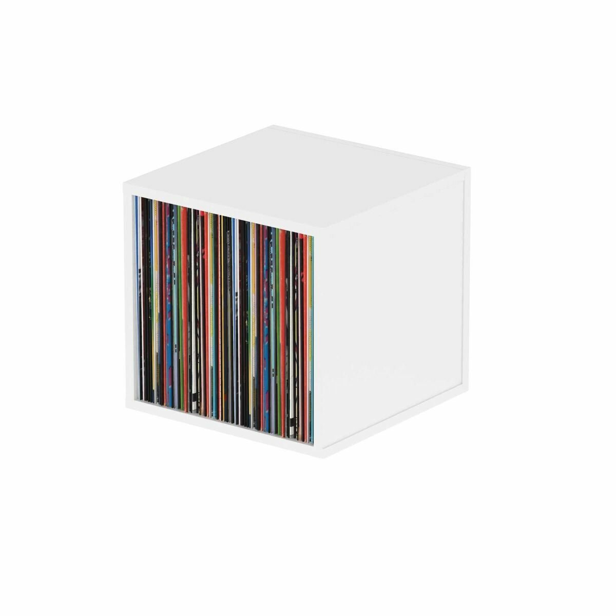 Glorious Record Box White 110 подставка система хранения виниловых пластинок 110 шт. Цвет белый