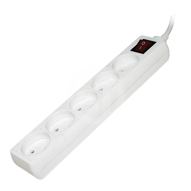 Удлинитель IEK WYP10-16-05-03-Z-N 5 розеток 3 м