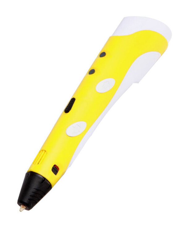 Ручка 3D Cactus CS-3D-PEN-E-YL PLA ABS желтый