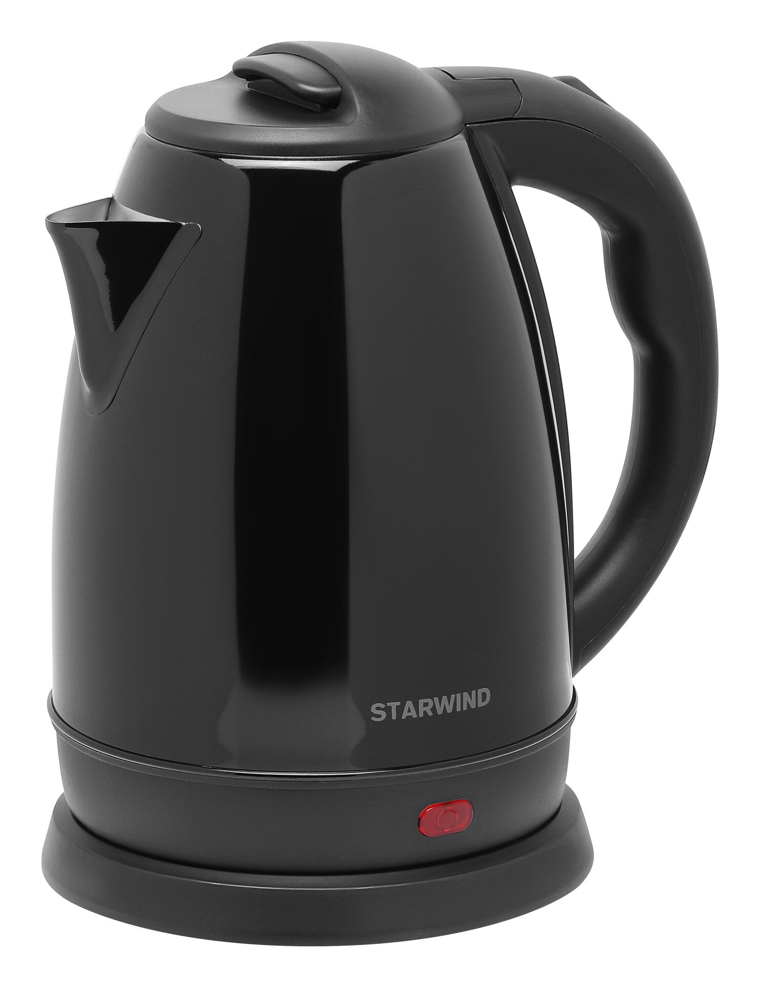 Чайник электрический Starwind SKS2050 1.8л. 1800Вт черный (корпус: нержавеющая сталь/пластик) - фотография № 2
