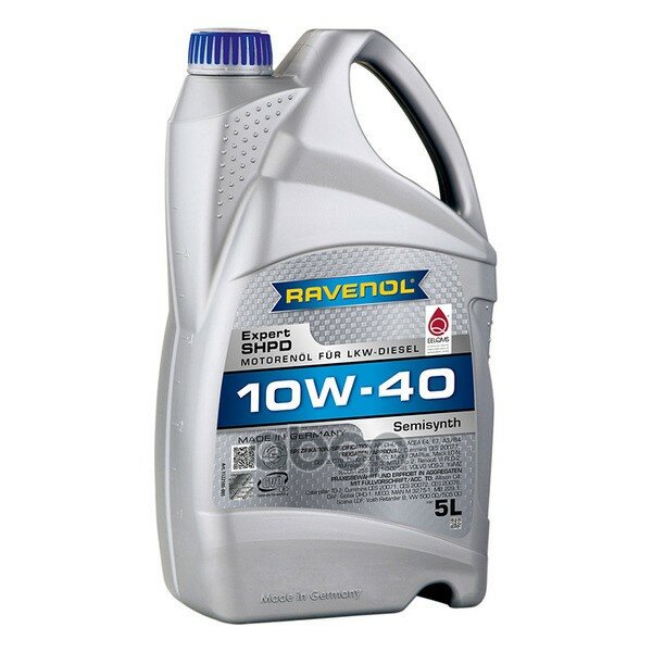 Синтетическое моторное масло RAVENOL Expert SHPD 10W-40