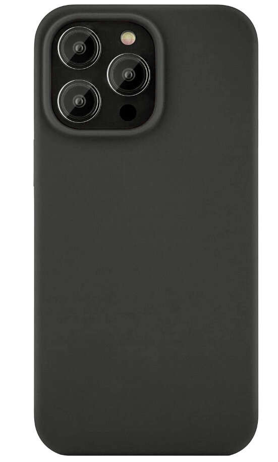 Чехол-накладка для iPhone 14 Pro Max, Silicon Case, без лого, угольно-серый