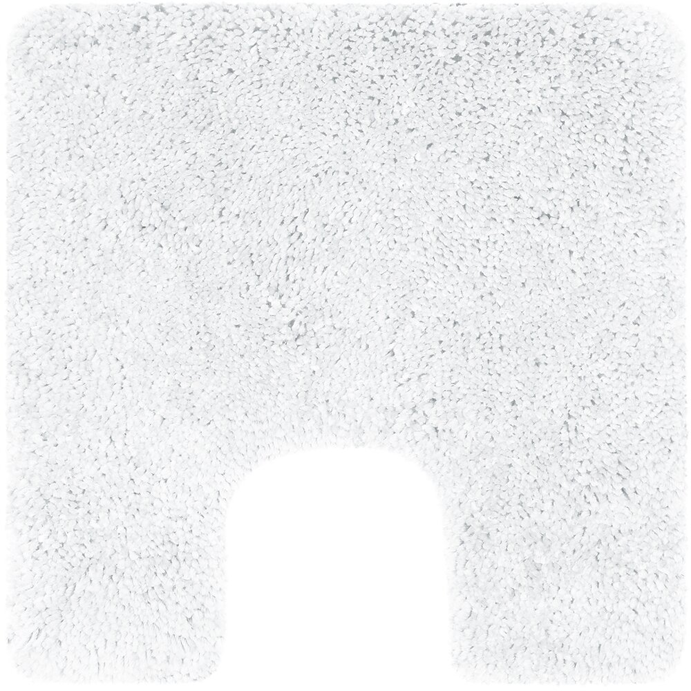 Коврик для туалета Spirella Highland, 55x55см, полиэстер/микрофибра, белый 1013059