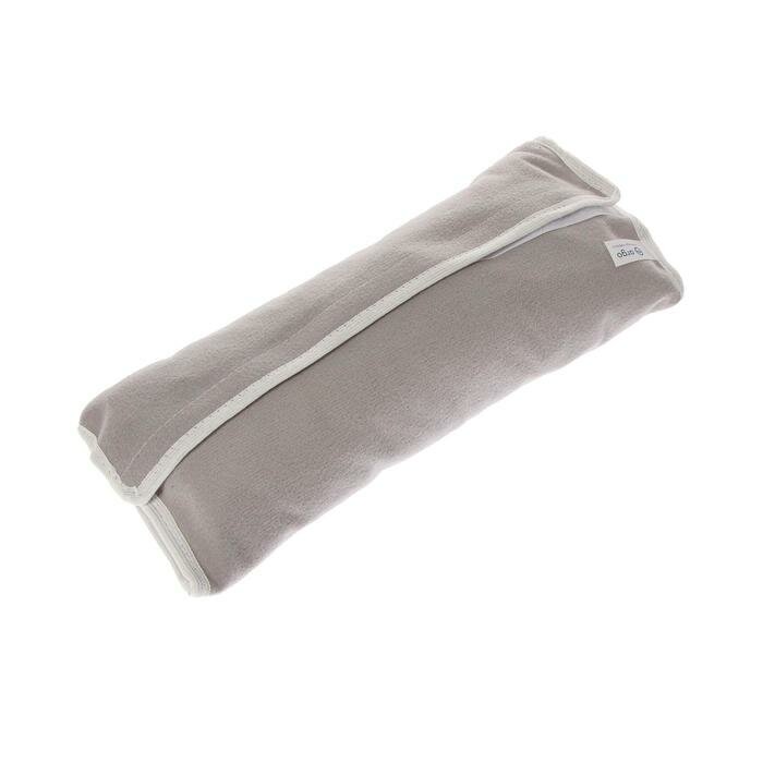 Подушка - накладка ARGO детская на ремень безопасности серый 29х11х9 см