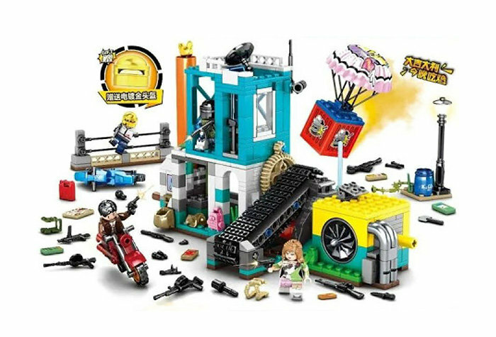 Конструктор Sembo Block (SY) PUBG: Фабрика испытаний SY1522