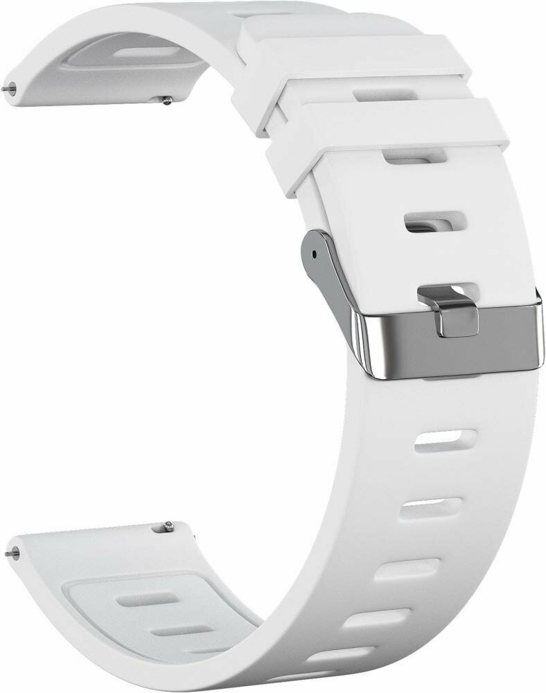 Ремешок силиконовый GSMIN Blow Light 20 для Huawei Watch GT 2 42мм (Белый)
