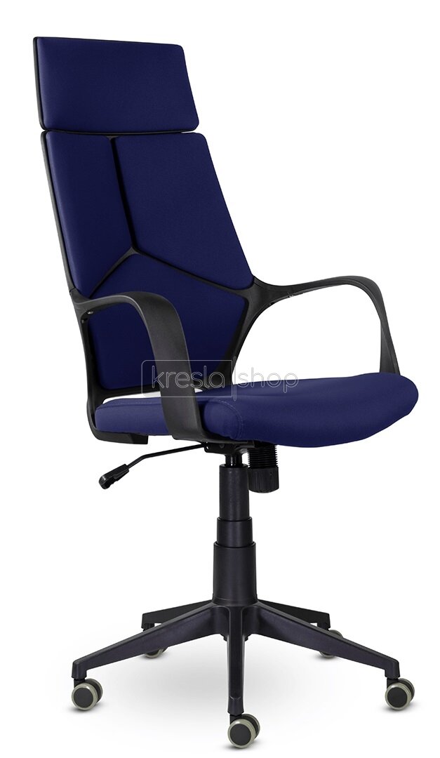 Компьютерное кресло NORDEN IQ для руководителя, обивка: текстиль, цвет: серо-голубой/черный