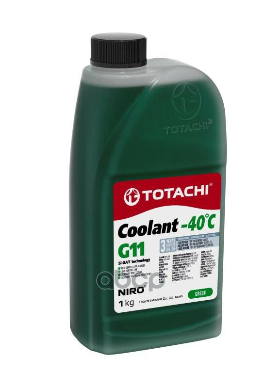 Niro Coolant Green -40c G11   1. TOTACHI . 4589904526800