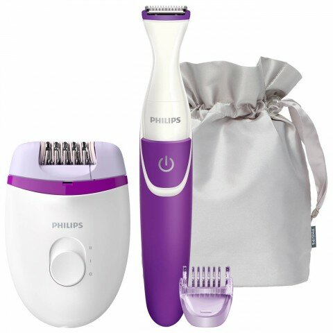 Эпилятор Philips BRP505 Satinelle Essential white/purple