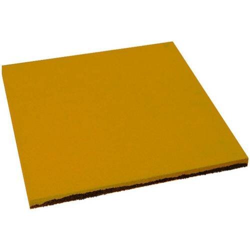 Newmix Резиновая плитка Квадрат 20 мм желтая