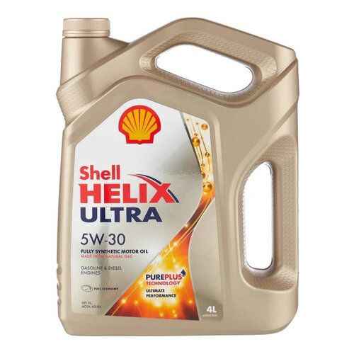 Моторное масло SHELL Helix Ultra, 5W-30, 4л, синтетическое [550046387]