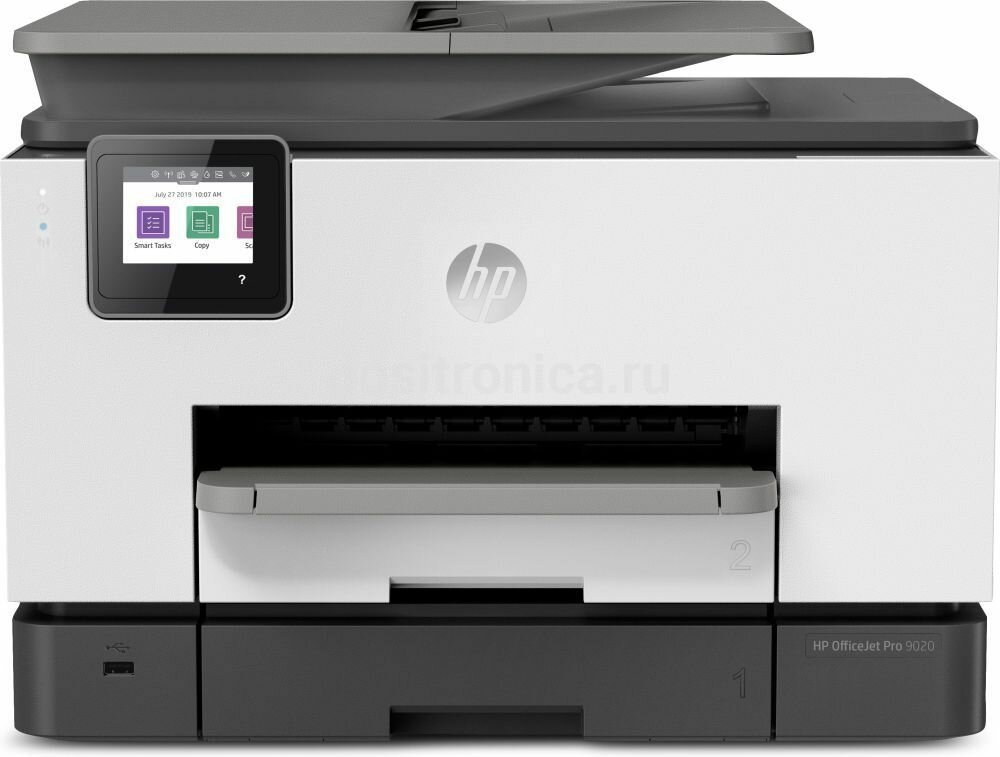 МФУ HP Officejet Pro 9020 AiO белый/серый (1mr78b)