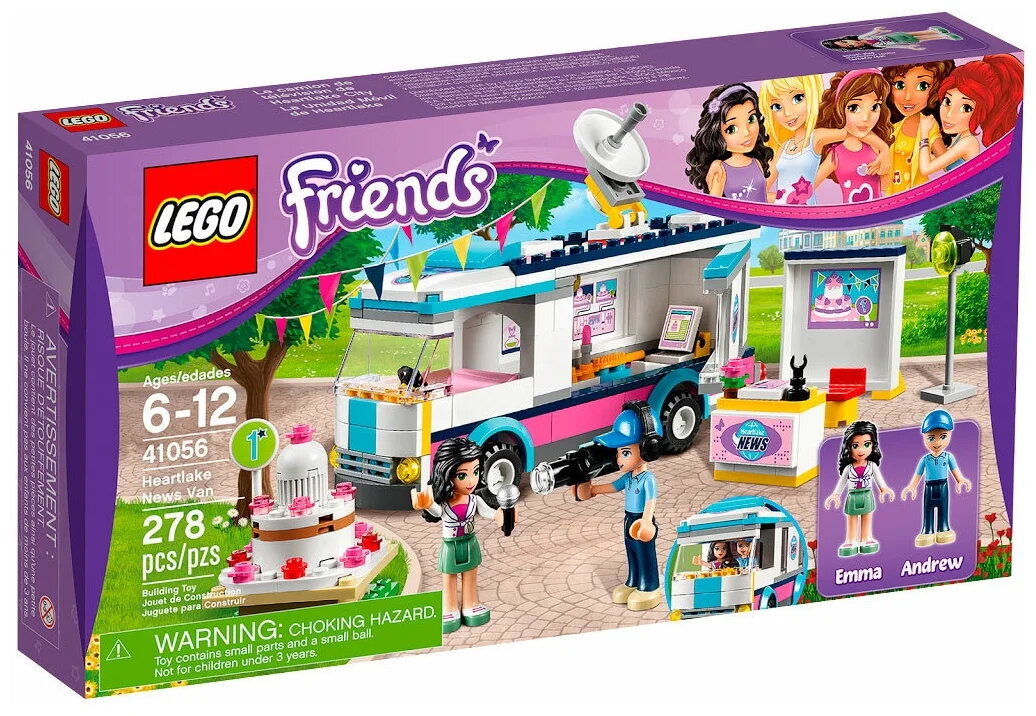 Конструктор LEGO Friends 41056 Новостной фургон Хартлейк