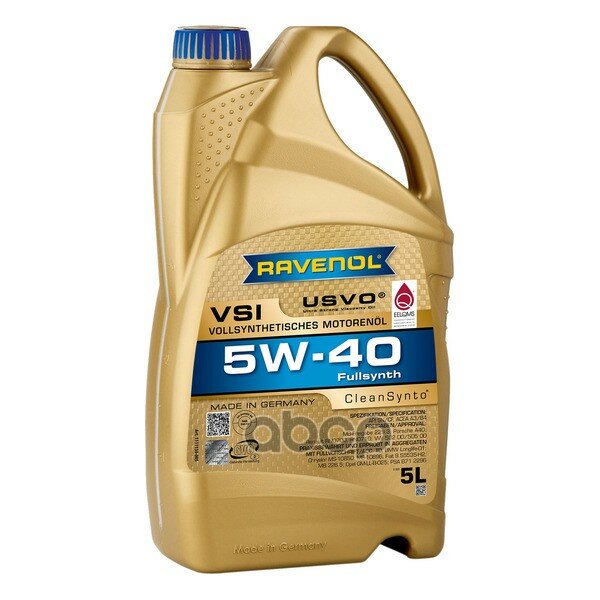 Ravenol Масло Моторное Vsi 5W-40 5Л (Синтетика)