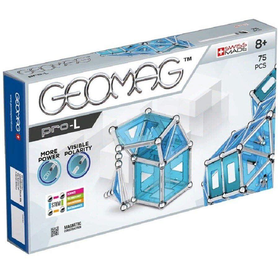 Магнитный конструктор серии Pro-L 75 деталей Geomag 23