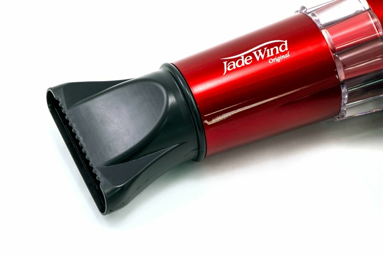 Jade Wind Фен с нефритом Jade Wind (красный) - фотография № 5