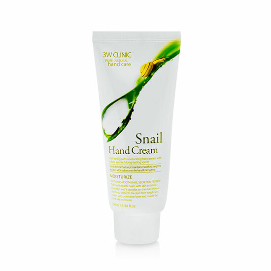 3W Clinic Moisturizing Snail Hand Cream