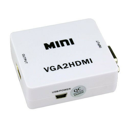 Конвертер видеосигнала VGA в HDMI (гнездо - гнездо)